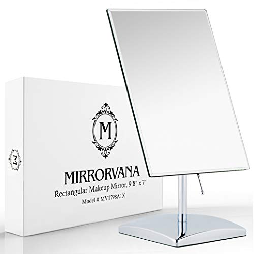 Mirrorvana Large Free Standing Mirror For Bathroom Countertop Dressing Table And Vanity Set 9 8 X 7 Mirrorvana Large Free Standing Mirror, Free Standing Table Mirror Large