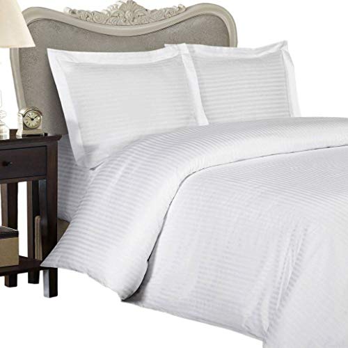 Egyptian Bedding Luxurious 600 Thread Count Cotton 600tc Sheet Set King White Damask Stripe Tc Egyptian Cotton 600tc Sheet Set, Sleeper Sofa Sheets Queen Size 600tc Superior Cotton