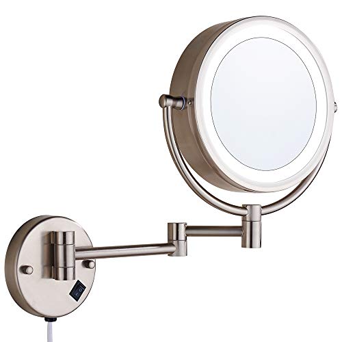 Cavoli Wall Mounted Makeup Mirror With, What Is The Best Wall Mounted Makeup Mirror