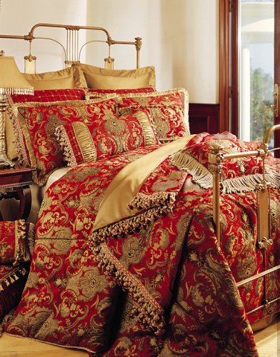 Sherry Kline China Art Red 6 Piece California King Comforter Set Sherry Kline China Art Red 6 Piece, Red California King Bedding