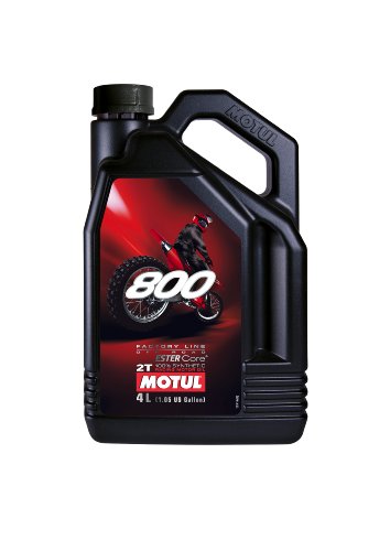 Motul 800 2T Factory Line 100% Synthetic Off Road 2-Stroke Engine Oil 4L (104039)
