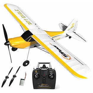 Top Race RC Plane 4 Channel Remote Control Airplane Ready to Fly RC Planes for Adults, Stunt Flying Upside Down, Easy & Ready to