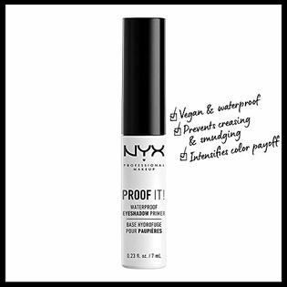 NYX PROFESSIONAL MAKEUP Proof It! Waterproof Eyeshadow Primer, Vegan Formula