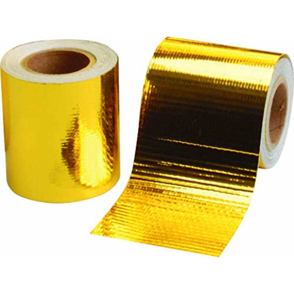 Design Engineering 010394 Reflect-A-GOLD High-Temperature Heat Reflective Adhesive Backed Roll, 1.5 x 15 Roll