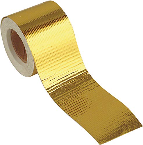 Design Engineering 010394 Reflect-A-GOLD High-Temperature Heat Reflective Adhesive Backed Roll, 1.5 x 15 Roll