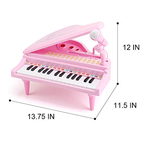 Photo 1 of Amy Benton AmyBenton Toddler Piano Toy for Baby Girls Pink Toy Piano Keyboard for 3 4 Year Old