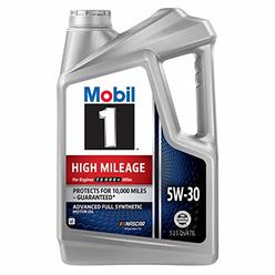 Mobil 1 High Mileage (120769) 5W-30 Motor Oil - 5 Quart