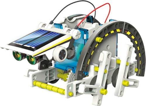Elenco Electronics Elenco Teach Tech SolarBot.14, Transforming Solar Robot Kit, STEM Learning Toys for Kids 10+