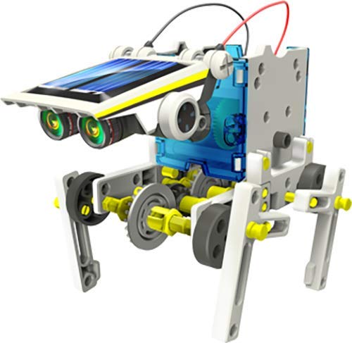 Elenco Electronics Elenco Teach Tech SolarBot.14, Transforming Solar Robot Kit, STEM Learning Toys for Kids 10+