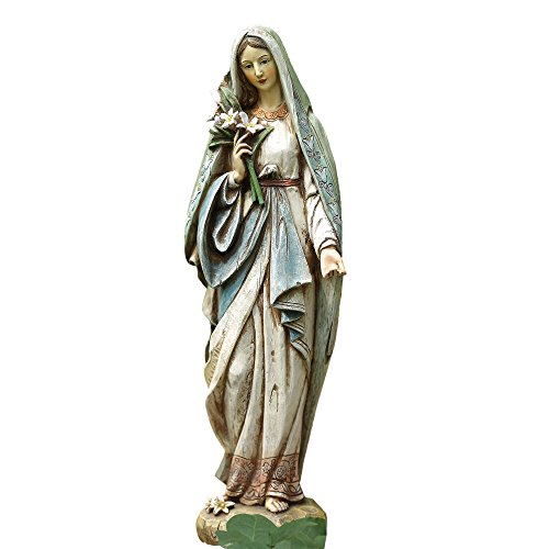 Napco Hmngnb00iyrthmi Blessed Virgin, Mama Mary Statue For Garden