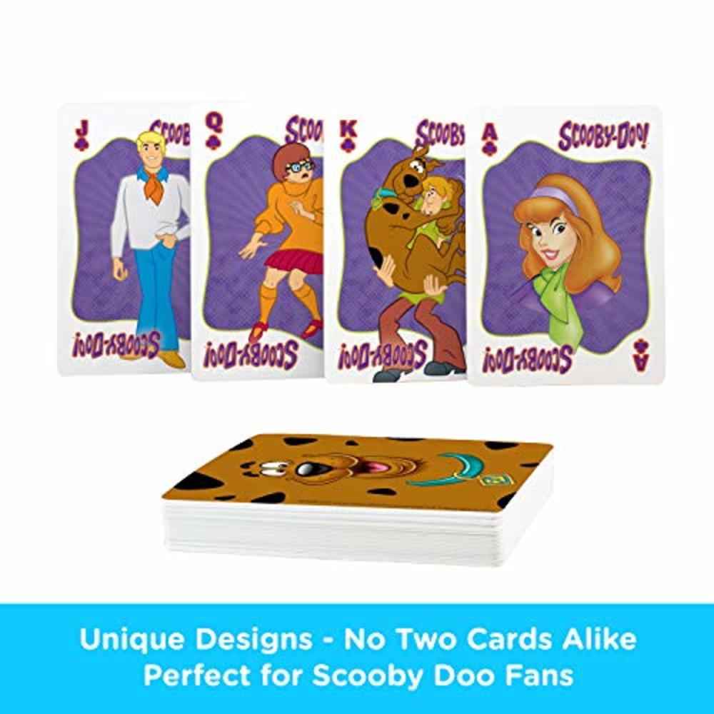 AQUARIUS Scooby Doo Playing Cards - Scooby Doo Themed Deck of Cards for Your Favorite Card Games - Officially Licensed Scooby Do