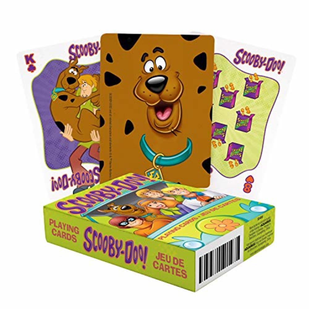 AQUARIUS Scooby Doo Playing Cards - Scooby Doo Themed Deck of Cards for Your Favorite Card Games - Officially Licensed Scooby Do