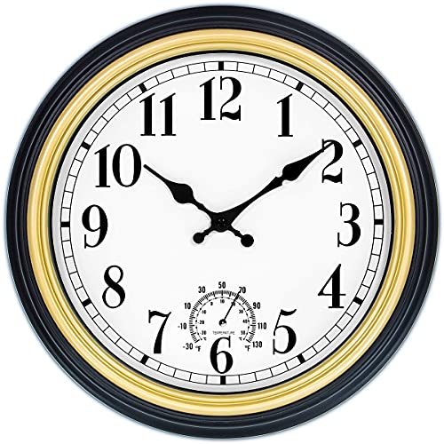 Outdoor Clocks - Westclox 12 Indoor Outdoor Wall Clock With Temperature Humidity Outdoor Clocks - Westclox 12 Indoor Outdoor Wall Clock With Temperature Humidity