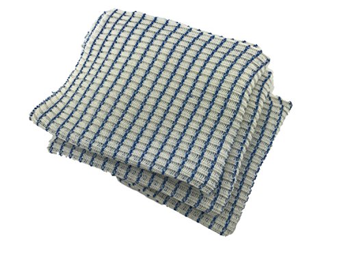 Cotton Millz Worlds Best Dish Cloth - Set of 12 - BLUE