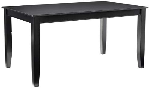East West Furniture Dut Blk T Rectangular Dining Table 36 60 Inch Black Finish Rectangular Dining Table 36 60 Inch, 36 Wide Rectangular Dining Table