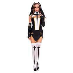 Music legs Bad Habit Nun Adult Costume - X-Large