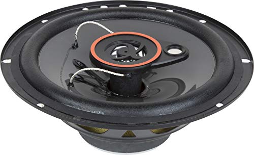 Alphasonik Pair Alphasonik AS26 6.5 inch 350 Watts Max 3-Way Car Audio Full Range Coaxial Speakers with Universal Mounting Holes for Easy I