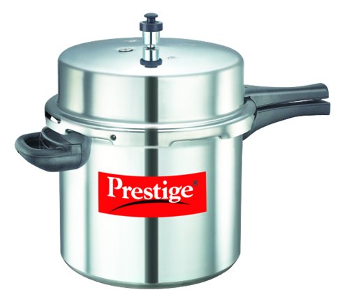 Prestige Popular Pressure Cooker, 12 Liter, Silver