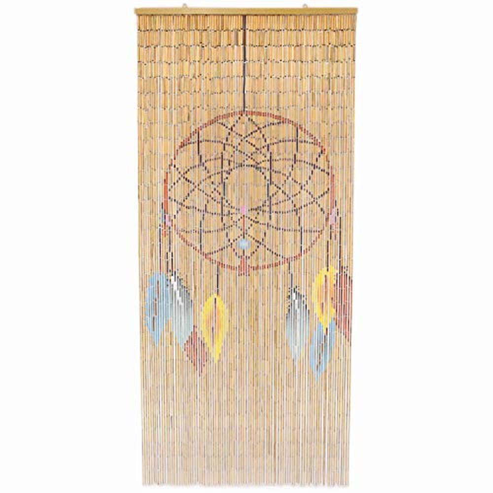 ubrugt absorberende sneen Tachilc TACHILC Dream Catcher Bamboo Bead Curtain, Doorway Hanging Beads, Bamboo  Door Beads 35.5 inches x 78 inches, 90 Strands