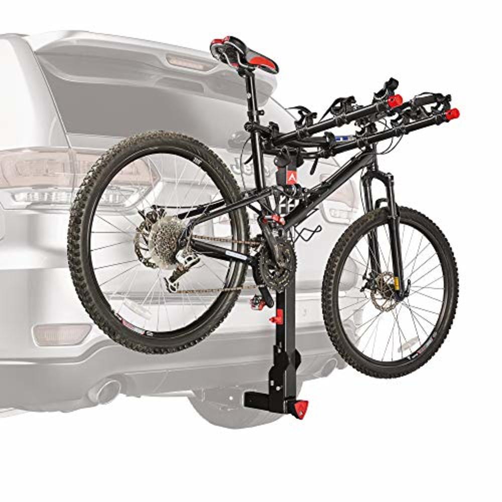 Allen Sports Deluxe+ Locking Quick Release 4-Bike Carrier for 2 in. Hitch, Model 840QR, Black