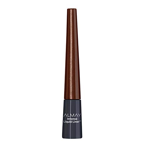 Almay Intense Liquid Eyeliner, Waterproof and Longwearing, Hypoallergenic, Cruelty Free, -Fragrance Free, Ophthalmologist Tested