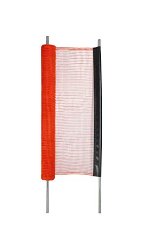 Kidkusion Non-Retractable Driveway Safety Net, Orange, 18 | Outdoor Barrier; Playtime Safety; Yard Safety