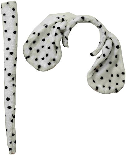 Forum Novelties Dalmatian Ears and Tail Set for Women, Multi, Standard