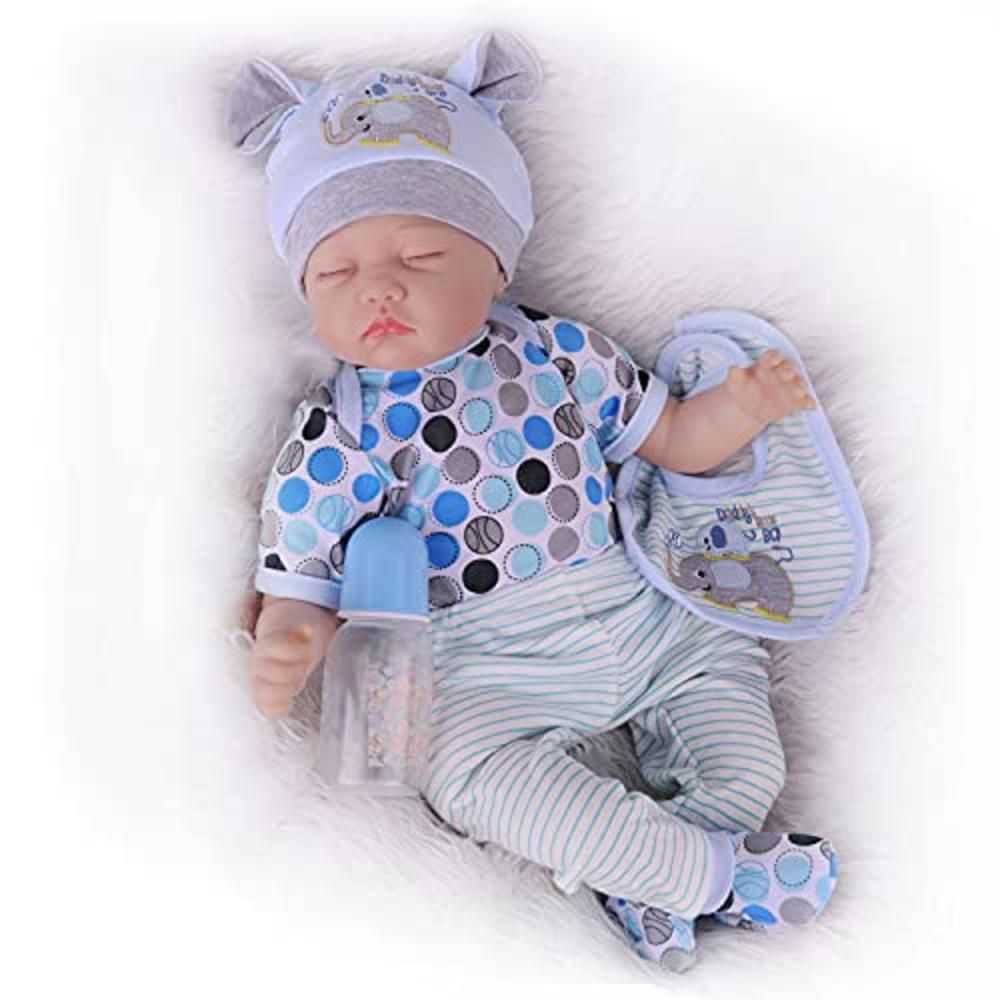 Kaydora Reborn Baby Doll, 22 Inch Lifelike Newborn Baby Doll Boy, Realistic Sleeping Reborn Dolls That Look Real, Handmade Weigh