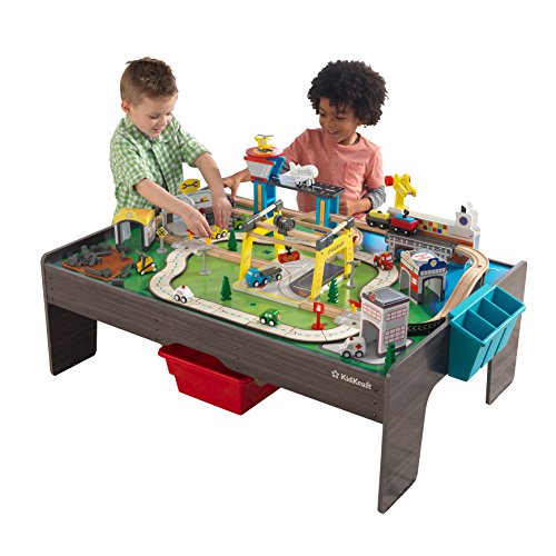 KidKraft My Own City Vehicle and Reversible Activity Table 120+ Pieces