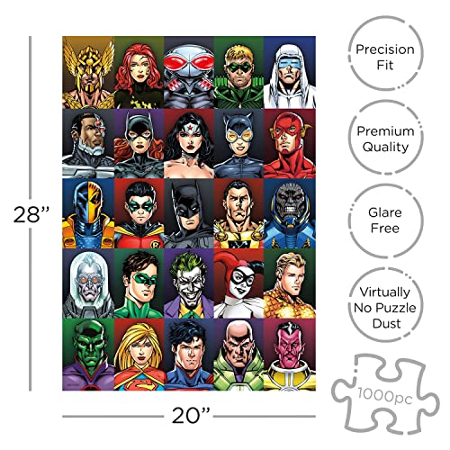 Aquarius Aquarius Dc Comics Puzzle Cast Faces 1000 Piece Jigsaw Puzzle Officially Licensed Dc Comics Merchandise Collectibles Gla Aquarius Aquarius Dc Comics Puzzle Cast Faces 1000 Piece Jigsaw Puzzle Officially Licensed Dc Comics Merchandise Collectibles Gla