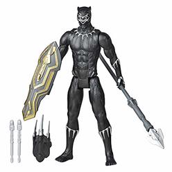 Avengers Marvel Titan Hero Series Blast Gear Deluxe Black Panther Action Figure, 12-Inch Toy, Inspired by Marvel Comics, for Kid