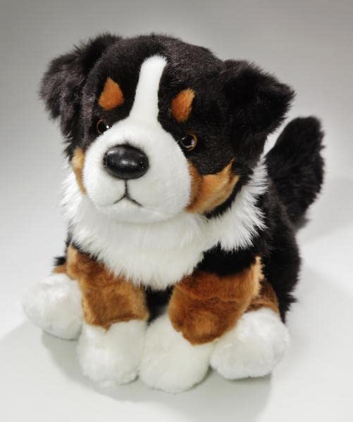 carl dick Bernese Mountain Dog 10 inches, 30cm, Plush Toy, Soft Toy, Stuffed Animal 1885001