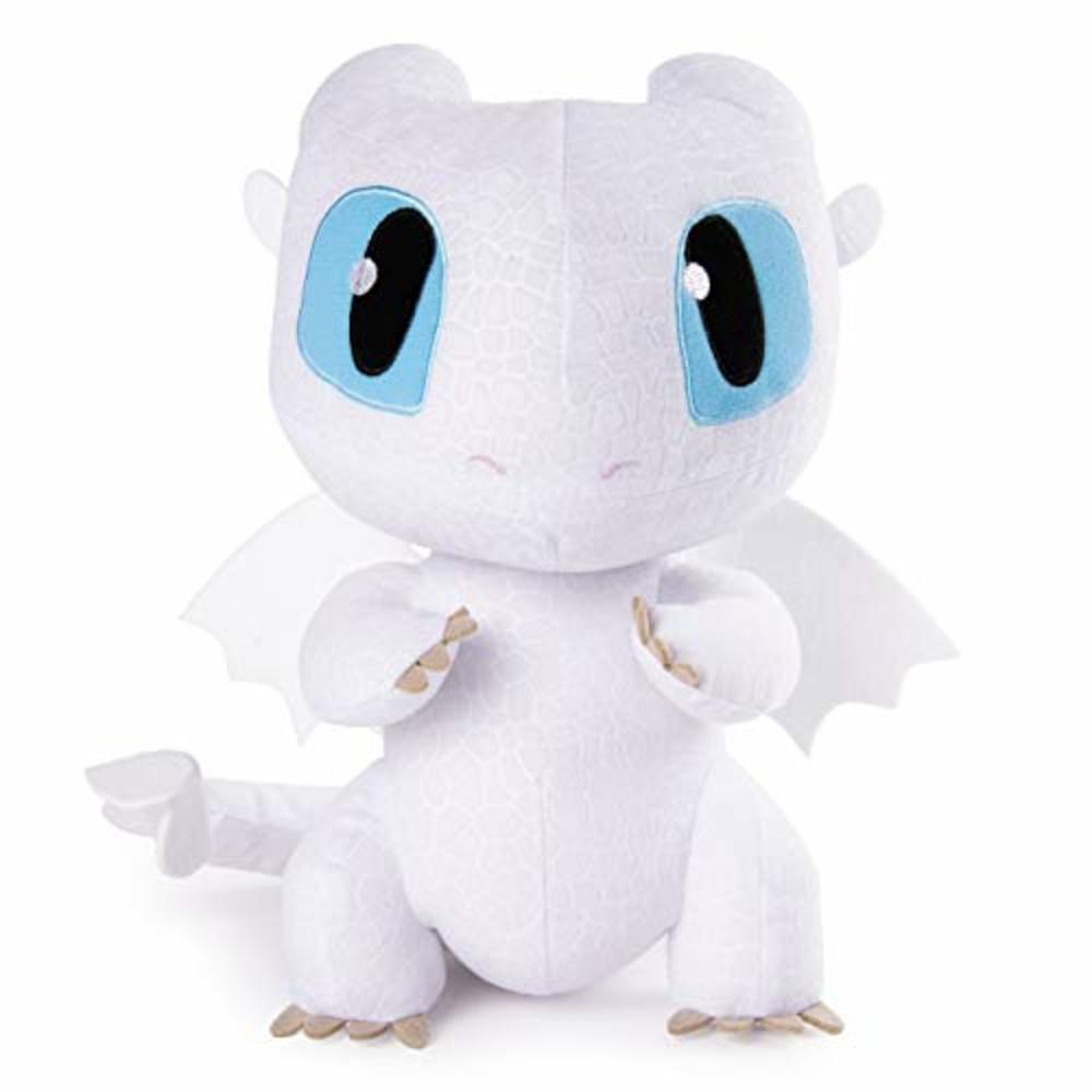 Dreamworks How to Train Your Dragon 3: The Hidden World Squeeze and Growl Lightfury 10" Plush Dragon with Sounds (Original Version)