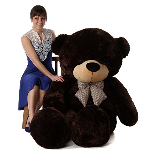 giant teddy deedee cuddles life size lilac plush teddy bear 55 inch giant  purple teddy bear from 