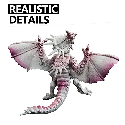  ValeforToy Dragon Toys,12 Piece Assorted Realistic Looking Dragon Figure,4 Inch Mini Dragons Sets with Gift Box,ValeforToy Non-Toxic Safety