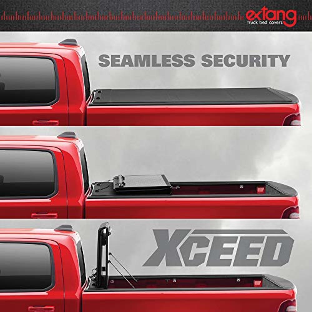 extang Xceed Hard Folding Truck Bed Tonneau Cover | 85830 | Fits 2016 - 2021 Toyota Tacoma 5 1" Bed (60.5") , Black