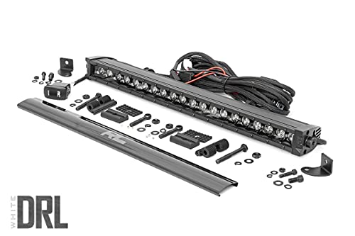 Rough Country 20" Black Series Single Row CREE LED Light Bar w/ DRL Daytime Running Light Feature 70720BLDRL
