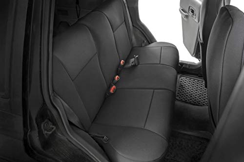 Rough Country Neoprene Seat Covers For 97 01 Jeep Cherokee Xj W O Detachable Headrests 91022 Black Front Rear - Jeep Cherokee Rear Seat Back Protector Rough Country Neoprene Seat Covers For 97 01 Jeep Cherokee Xj W O Detachable Headrests 91022 Black Front Rear - Jeep Cherokee Rear Seat Back Protector