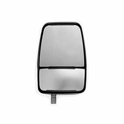 Velvac 714580 Replacement Mirror Head, Right Side, Black, Manual, 1 Pack