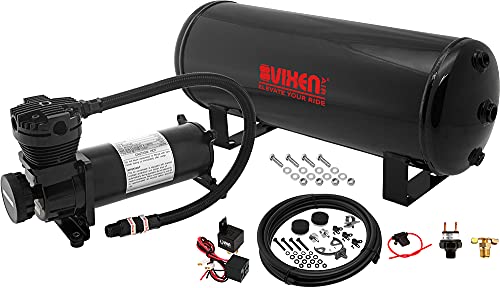 Vixen Air Suspension Kit for Truck/Car Bag/Air Ride/Spring. On Board System- 200psi Compressor, 3 Gallon Tank. for Boat Lift,Tow