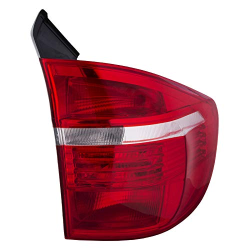 HEADLIGHTSDEPOT Outer Tail Light Compatible with BMW X5 2007-2010 Includes Right Passenger Side Tail Light