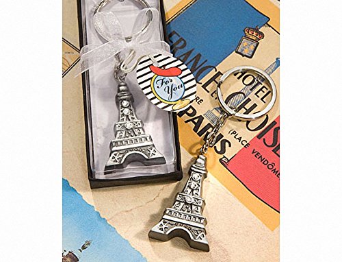 HotRef Love in Paris Collection Eiffel Tower Key Chain Favors