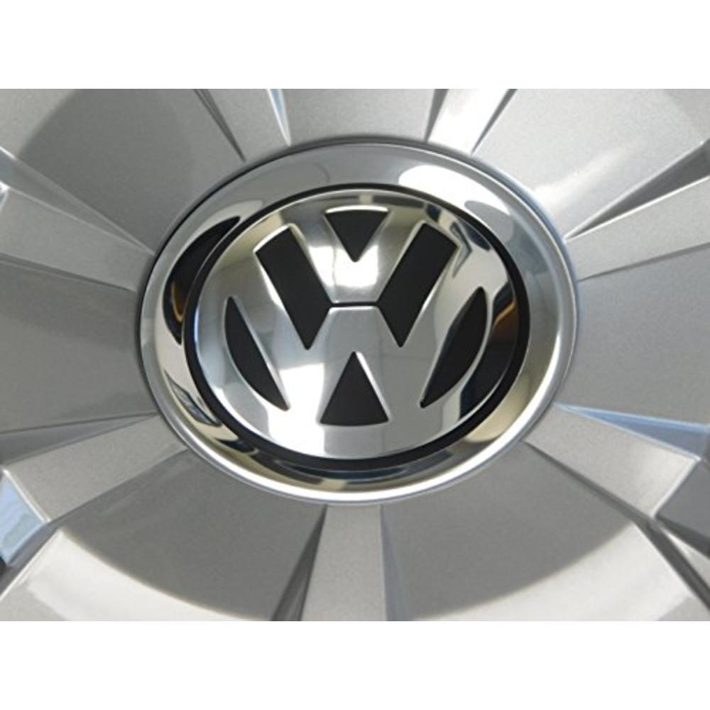 VW Genuine OEM VW Hubcap Jetta-Sedan 2011-2014 14-Spoke Cover Fits 16-Inch Wheel
