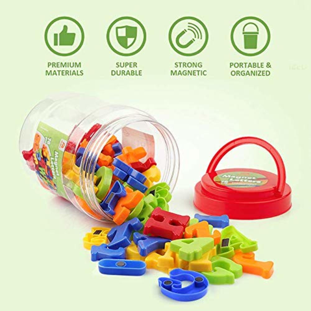 Coogam Letters Numbers Alphabet Fridge Colorful