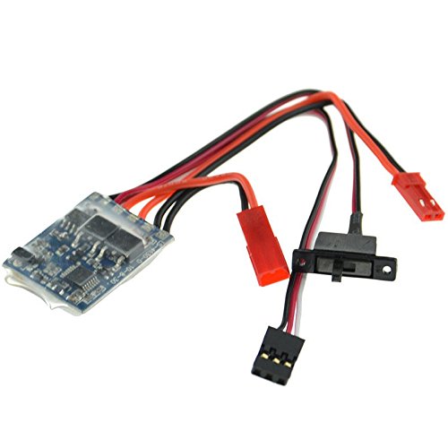 SD Racing Parts RC ESC 20A Brushed Motor Speed Controller Switchable Brake for RC Car Boat Tank
