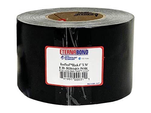 EternaBond EB-RB040-50R Roof Seal, Black, 4 Inch X 50 Feet