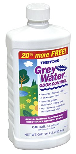 Thetford Grey Water Odor Control - RV Grey Water Tank Treatment, 24 oz - Thetford 15842