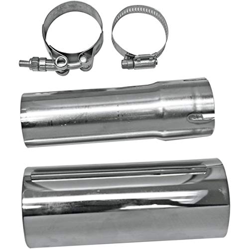 Bassani Xhaust Muffler Adapter (Chrome) Compatible with 10 Harley FLHX2