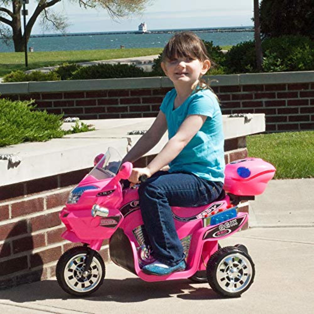 Lil' Rider Bike Lil' Rider Electric Motorcycle for Kids – 3-Wheel Battery Powered ...