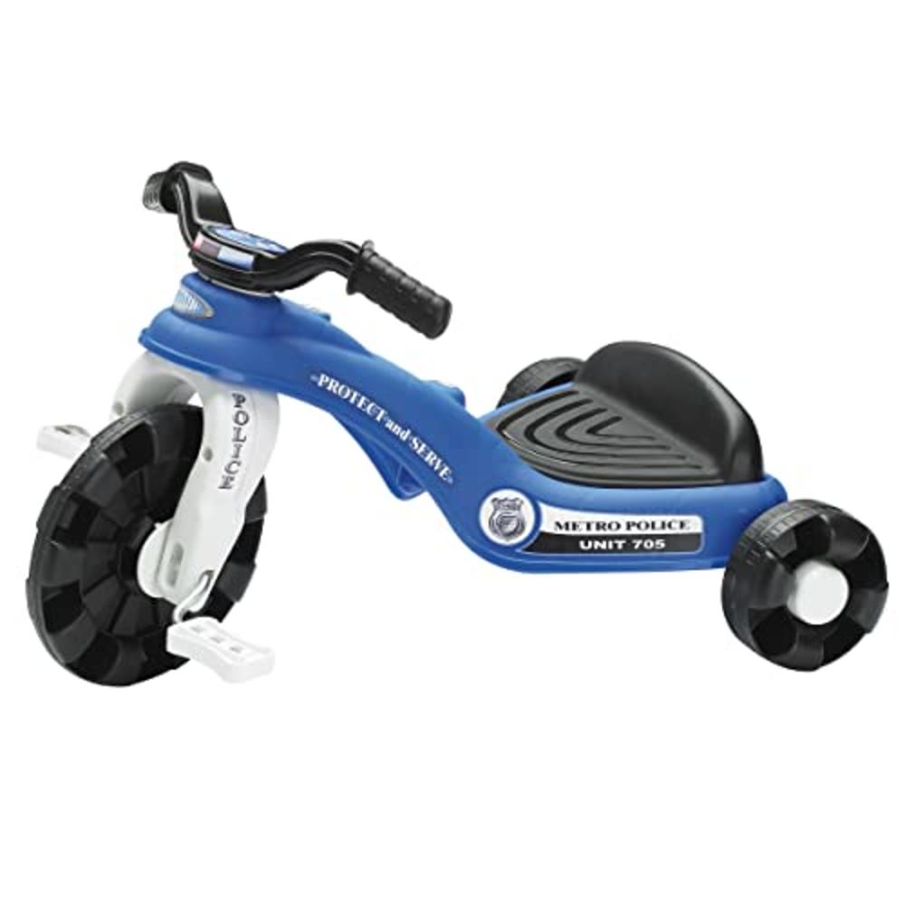 American Plastic Toys American Plastic Toy Police Cycle Blue, 24.25” x 16.5” x 14”